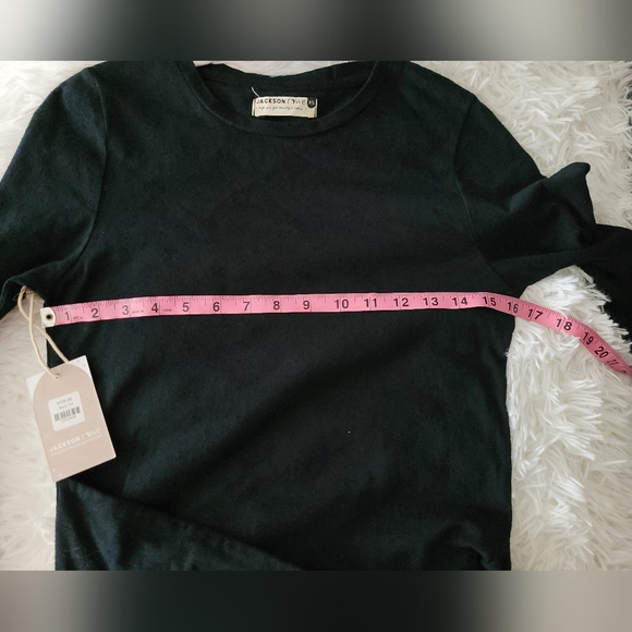 NWT Jackson Rowe Black T-shirt Dress size XS 100% Cotton - Picture 5 of 9